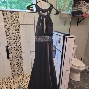 Black formal gown